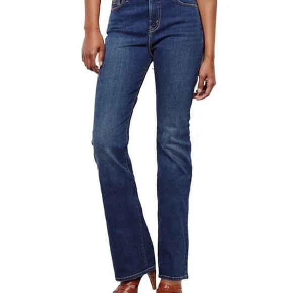 Levi 512 Perfectly Slimming Boot Cut. NWT Blue. Size 16 Short - Picture 1 of 10